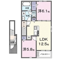 ラ　ルーチェ　トレの物件間取画像